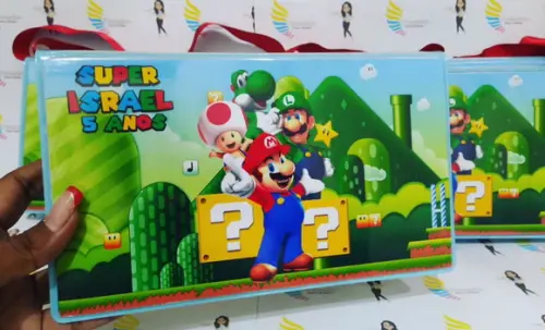 Estojo de Colorir 48 Peças Super Mario