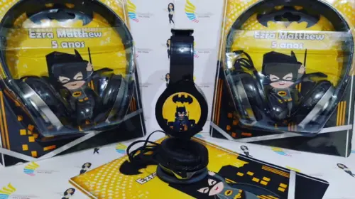 Headfone Personalizado Batgirl