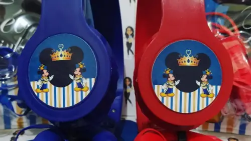 Headfone Personalizado Mickey Realeza