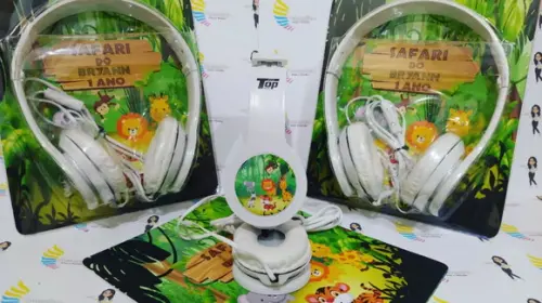 Headfone Personalizado Safari Baby