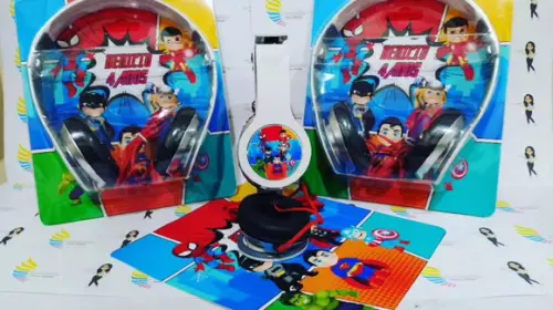 Headfone Personalizado Vingadores Cute