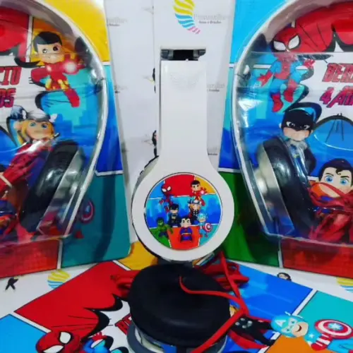 Headfone Personalizado Vingadores Cute
