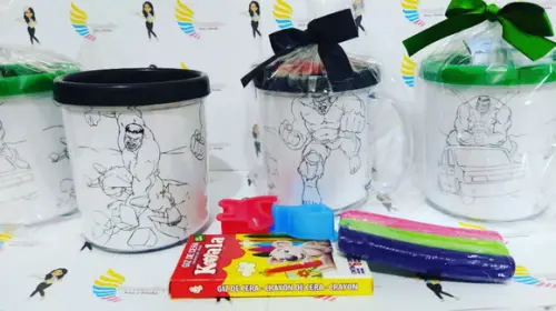 Kit Diversão na Caneca Hulk