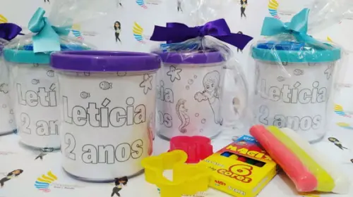 Kit Diversão na Caneca Sereia