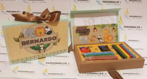 Kit Diversão na Maleta Tema Safari
