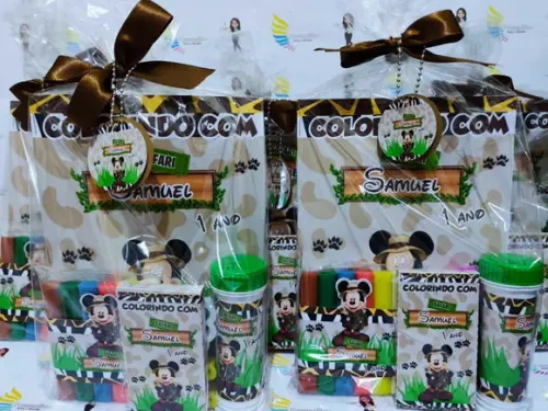 Kit Diversão/colorir - Mickey Safari