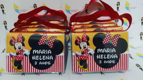 Kit Pintura estojo de colorir 18 peças Minnie Vermelha