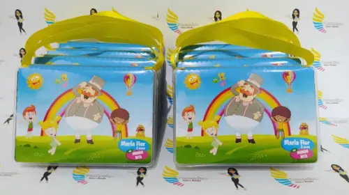 Kit Pintura estojo de colorir 18 peças Mundo Bita