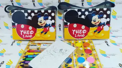 Kit Pintura Estojo de Colorir Mickey
