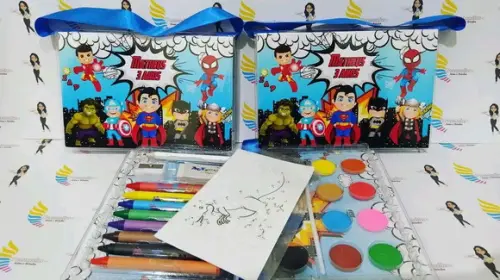 Kit Pintura estojo de colorir Vingadores Cute
