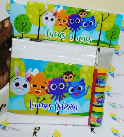 Kit Pintura na Tela Bolofofos