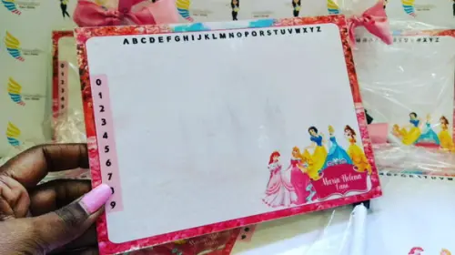 Lousa Mágica Personalizada Princesas