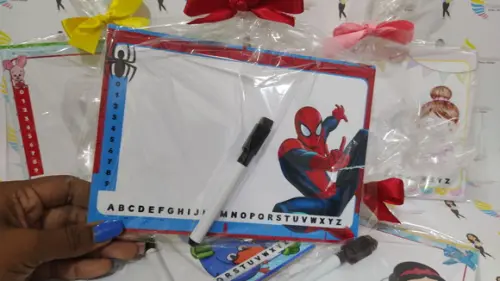 Lousa Mágica Personalizada Homem Aranha