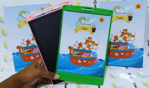 Lousa Tablet Mágico Personalizada Arca de Noé