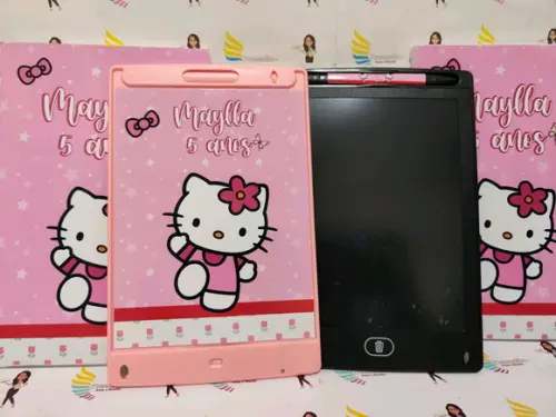Lousa Tablet Mágico Personalizada Hello Kitty