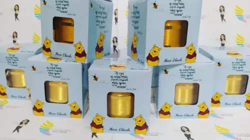 Mini Caixa de Som Bluetooth Ursinho Pooh