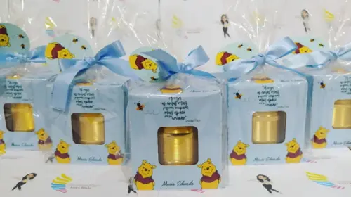Mini Caixa de Som Bluetooth Ursinho Pooh