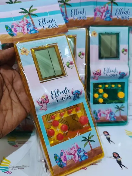 Mini Game Personalizado Stitch e Angel