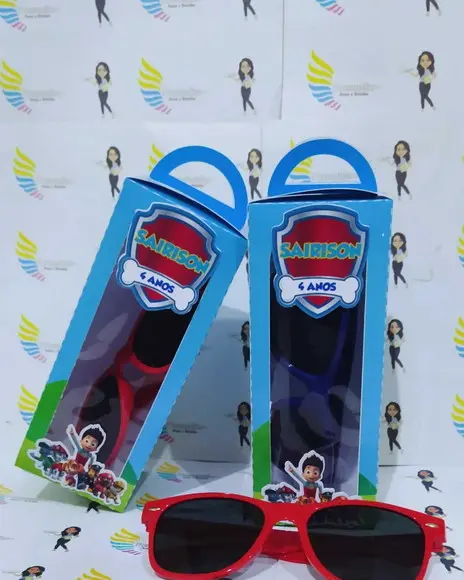 Óculos de Sol na Caixa Personalizada - Patrulha Canina