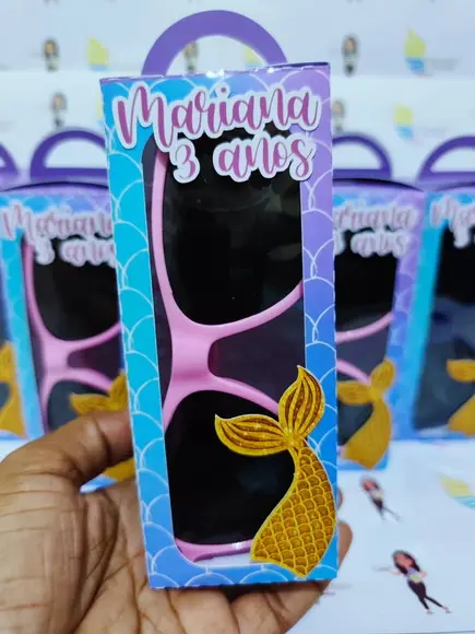 Óculos de Sol na Caixa Personalizada - Sereia
