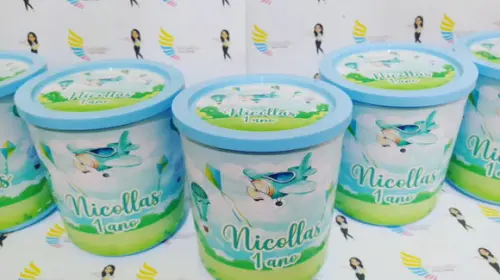 Pote Tipo Ninho Personalizado Aviador