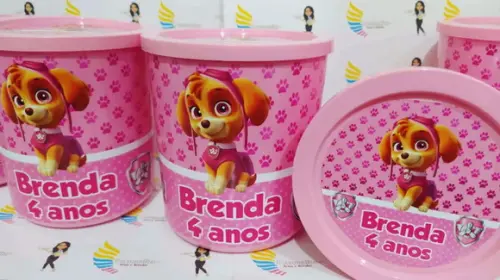 Pote Tipo Ninho Personalizado Sky Patrulha Canina