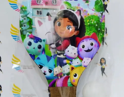 Raquete Personalizada Casa Mágica da Gaby
