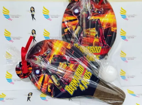 Raquete Personalizada Homem de Ferro