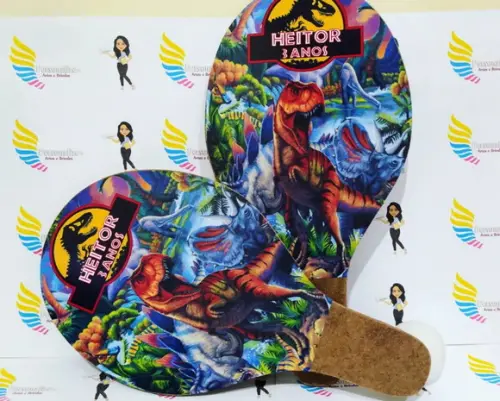 Raquete Personalizada Jurassic Park