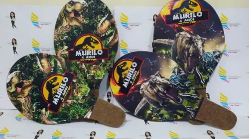 Raquete Personalizada Jurassic Park