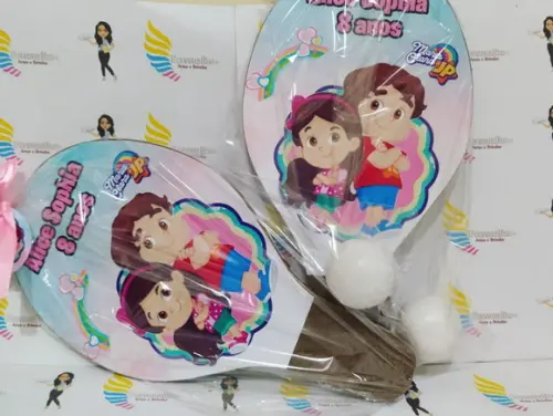 Raquete Personalizada Maria Clara e Jp