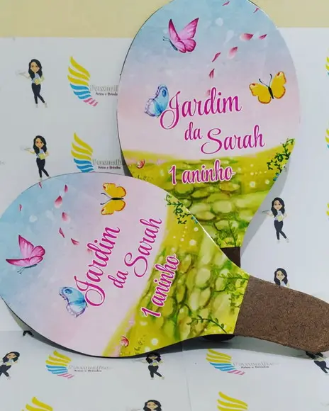 Raquete Personalizada Jardim Encantado