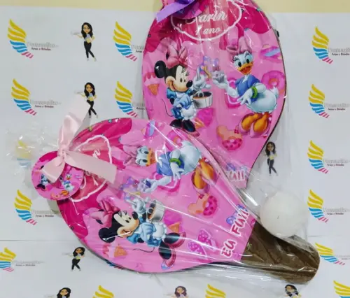Raquete Personalizada Minnie Confeiteira