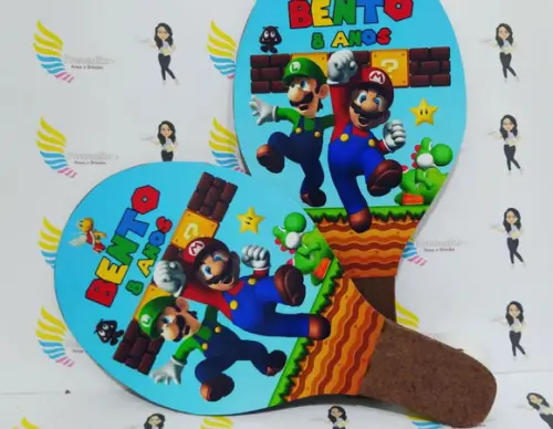 Raquete Personalizada Mario Bros
