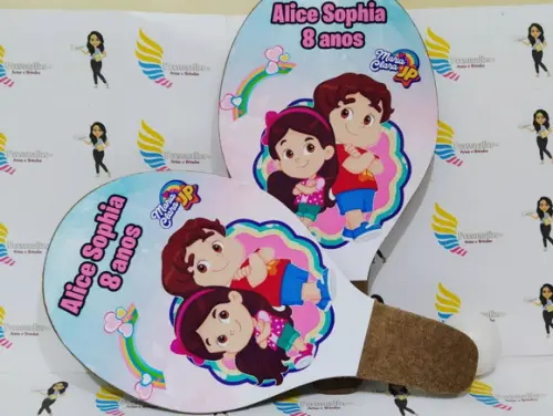 Raquete Personalizada Maria Clara e Jp