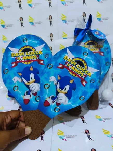 Raquete Personalizada Sonic