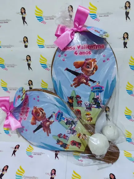 Raquete Personalizada Skye Patrulha Canina