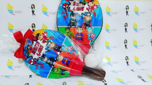 Raquete Personalizada Vingadores Cute
