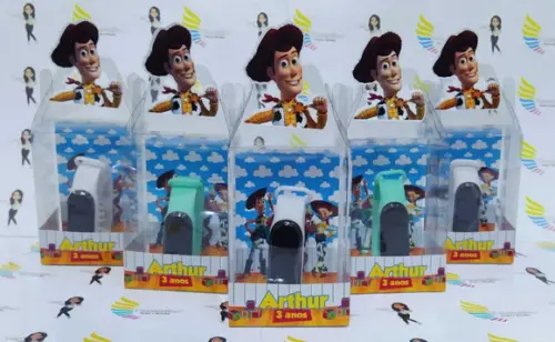 Relógio na Cx. de Acetato Lembrançinha Toy Story