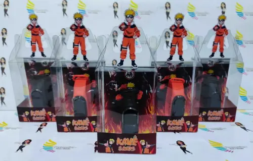 Relógio na Cx. de Acetato Lembrançinhas Naruto