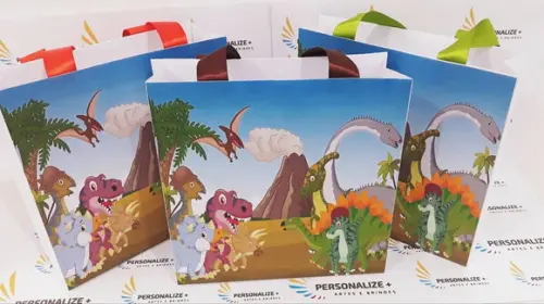 Sacolinha Personalizada Dinossauro