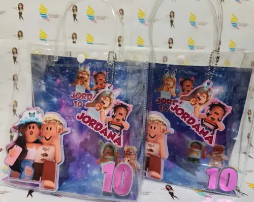 Sacolinha Pvc Transparente - Roblox