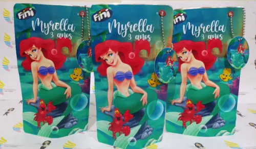 Saquinho Zip Lock Pequena Sereia
