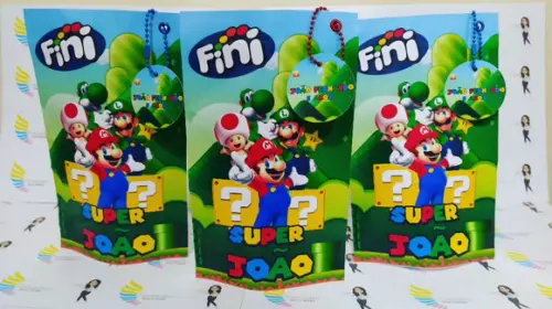Saquinho Zip Lock Super Mario