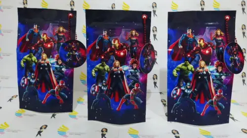 Saquinho Zip Lock Vingadores