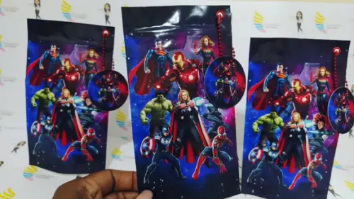 Saquinho Zip Lock Vingadores