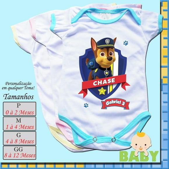 01 Body Bebê Infantil Personalizado