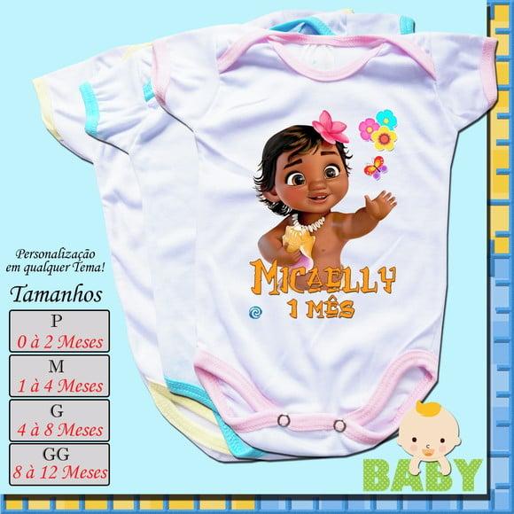 01 Body Bebê Infantil Personalizado