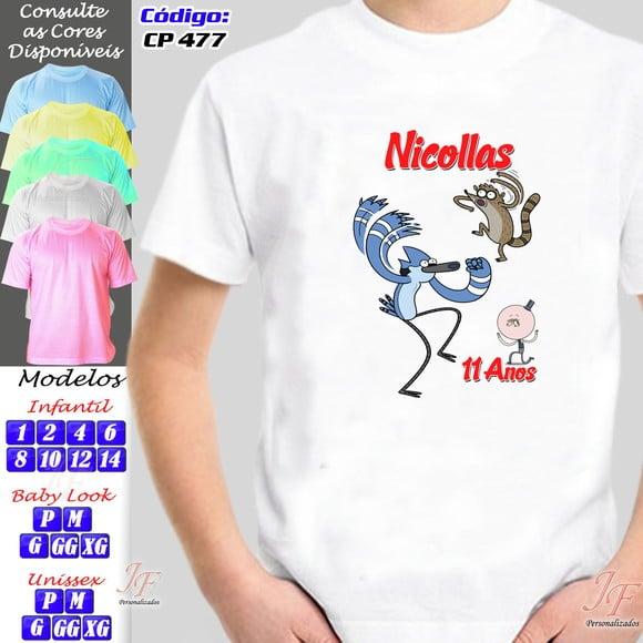 01 Camiseta Adulto Infantil Apenas um Show Personalizada