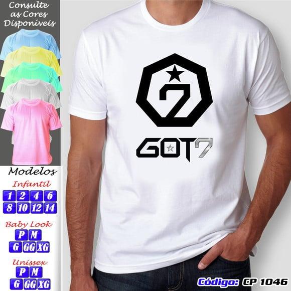 01 Camiseta Adulto Infantil Personalizada Got 7